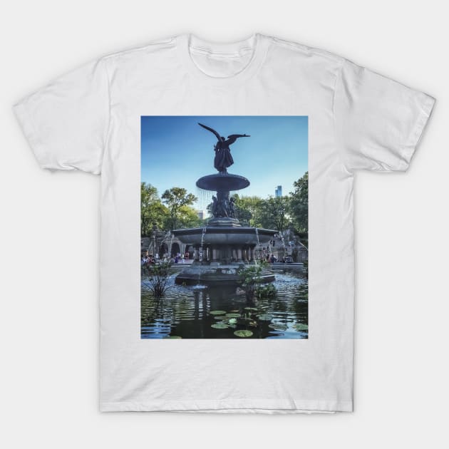 Bethesda Fountain, Central Park, NYC T-Shirt by eleonoraingrid